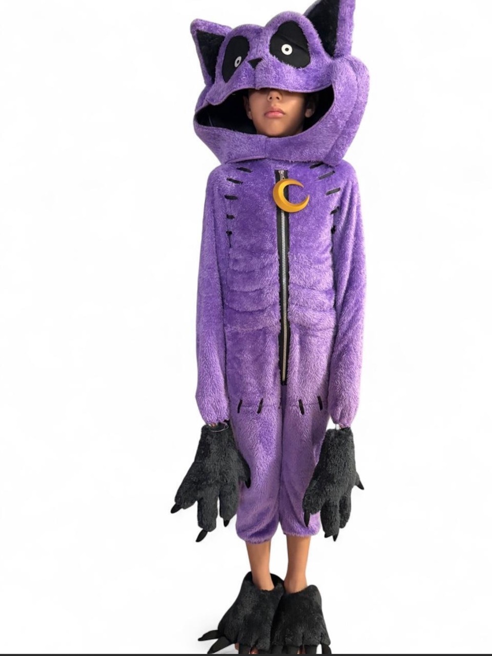 Spirit Poppy Playtime Catnap Purple and Black Kids Costume